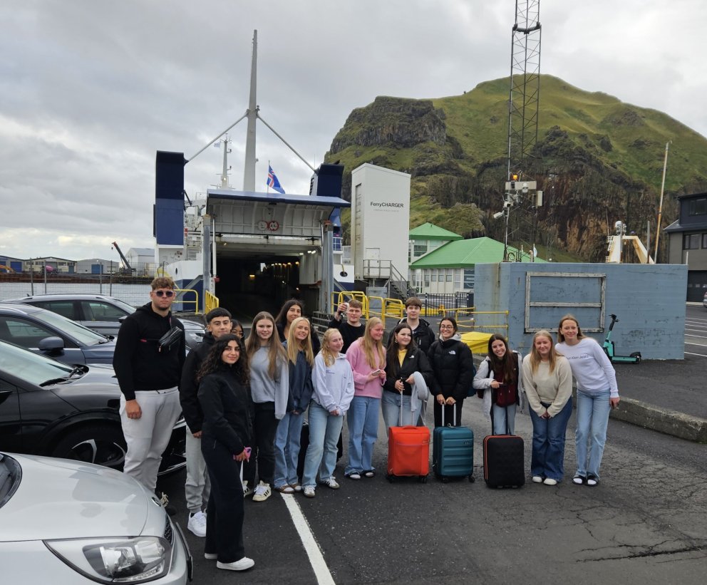 Erasmus heimsókn í FÍV – vatnsfótspor, pysjur og góðvild í fyrirrúmi