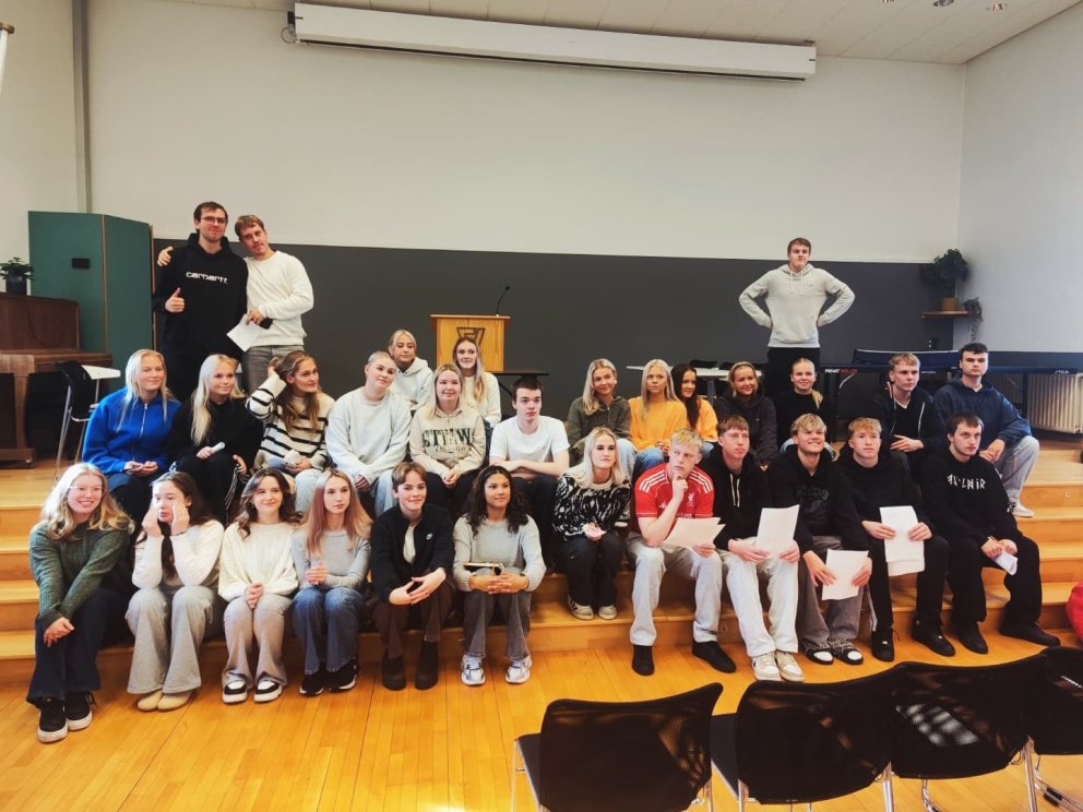 Nemendur í Ensku með ræðukeppni