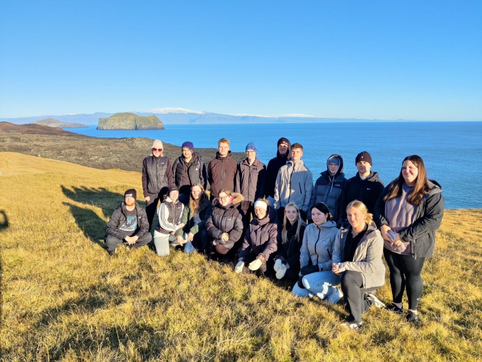 Ganga nemenda í áfanganum SAG2KM05