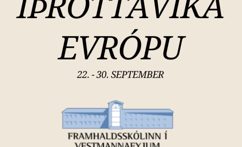 Íþróttavika Evrópu 22.-30 september 2024