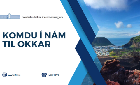 Fjölbreytt námsframboð á haustönn 2024